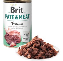 Konzerva pre psov Brit Paté & Meat Venison 400 g-thumb-1
