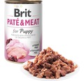 Konzerva pre psov Brit Paté & Meat for Puppy 400 g
