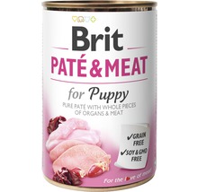 Konzerva pre psov Brit Paté & Meat for Puppy 400 g-thumb-0