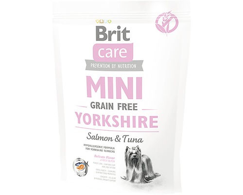 Granule pre psov Brit Care Mini Grain Free Yorkshire 0,4 kg