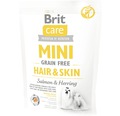 Granule pre psov Brit Care Mini Grain Free Hair & Skin 0,4 kg