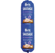 Maškrta pre psov Brit Premium Sausage Chicken & Rabbit 800 g-thumb-0