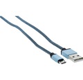 Dátový kábel MICRO USB 1m modrá