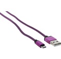 Dátový kábel MICRO USB 2,5m ružová