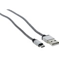 Dátový kábel MICRO USB 1m strieborná