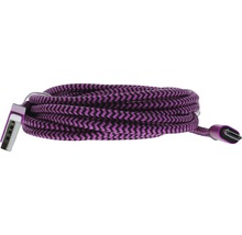 Dátový kábel MICRO USB 2,5m ružová