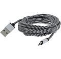 Dátový kábel MICRO USB 2,5 m strieborná