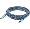 Dátový kábel MFI 8 PINS 2,5 m modrá