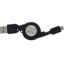 Dátový kábel MICRO USB 75 cm čierna-thumb-0