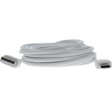 Dátový kábel USB-C 2.0 VIN 2,5 m biela-thumb-3