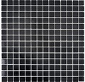 Sklenená mozaika GMA49 uni čierna 30,5x30,5 cm