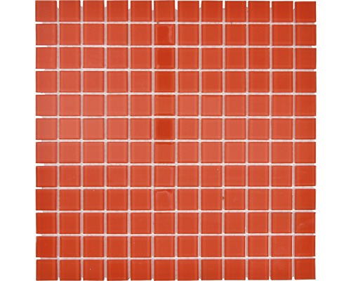 Sklenená mozaika CM4SE60 Crystal uni červená 30x30 cm-0