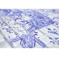 Sklenená mozaika XCM8OP33 Crystal Design modrá/biela 30x30 cm