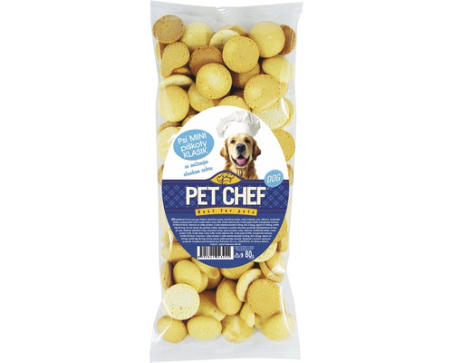 Maškrty pre psov PetCHef kŕmne mini piškóty 80 g