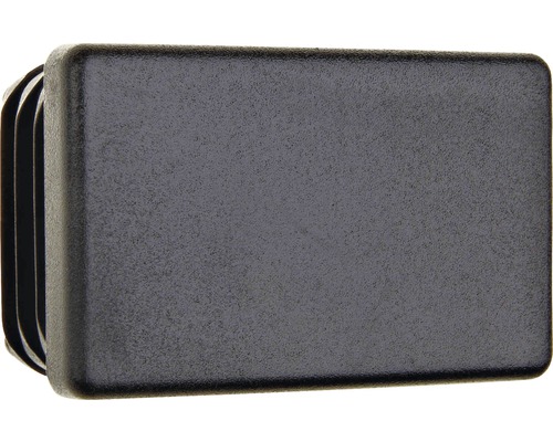 Zátka obdĺžniková 30,0x15 mm čierna, 50 ks