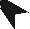Záveterná lišta pre trapézové plechy čierna dĺžka 1 m