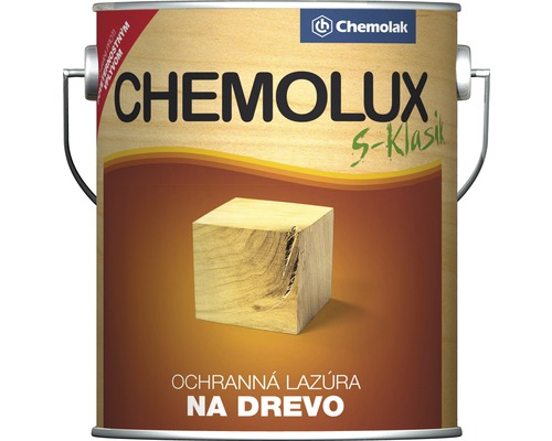 Tenkovrstvá syntetická lazúra Chemolux S Klasik mahagón 2,5 l
