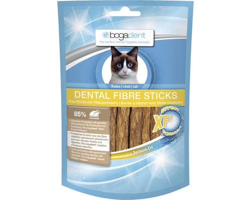 Maškrty pre mačky Bogadent Dental Fibre Sticks 50 g