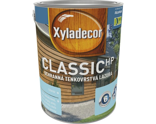 Lazúra na drevo Xyladecor Classic bezfarebný 5 l BIOCÍD-0