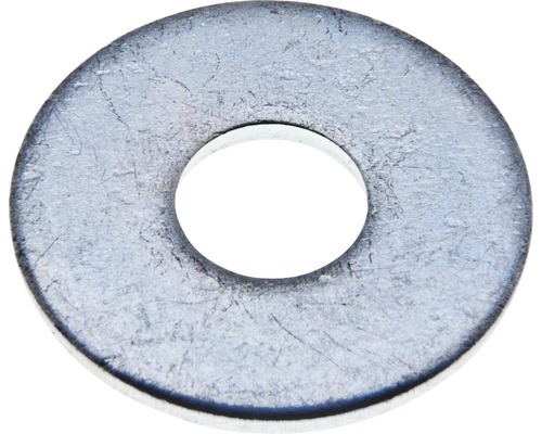 Plochá podložka pod nity Ø 6 mm zinok biely, 20 ks