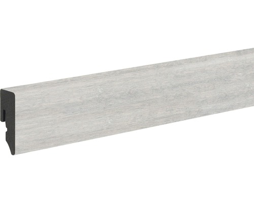 Soklová lišta Skandor PVC dub sivý KU048L 15 x 39 x 2400 mm