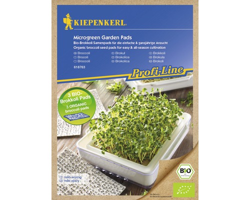 Brokolica MicroGreen Garden BIO Profi-Line Kiepenkerl 3 disky