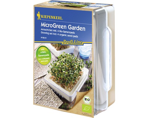 Pestovateľská sada MicroGreen Garden BIO Profi-Line Kiepenkerl 4 disky