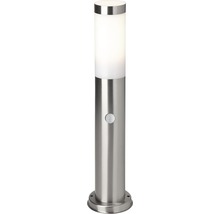 Stĺpikové svietidlo Lalumi DODY IP44 E27 1x10W nerezová oceľ so senzorom-thumb-0