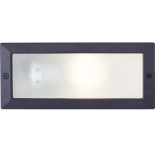 Vstavané vonkajšie svietidlo Lalumi FLOSSY IP44 E27 1x25W čierne-thumb-0
