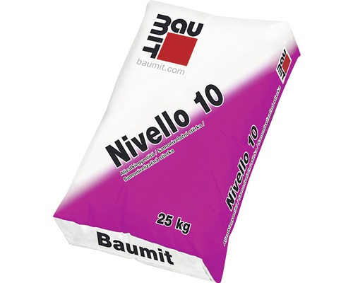 Samonivelačná stierka BAUMIT Nivello 10 25 kg