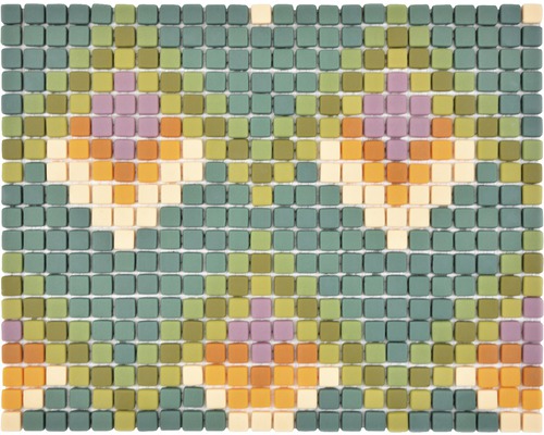 Sklenená mozaika Cuba MC2 31,10x24,60 cm mix zelená matná-0