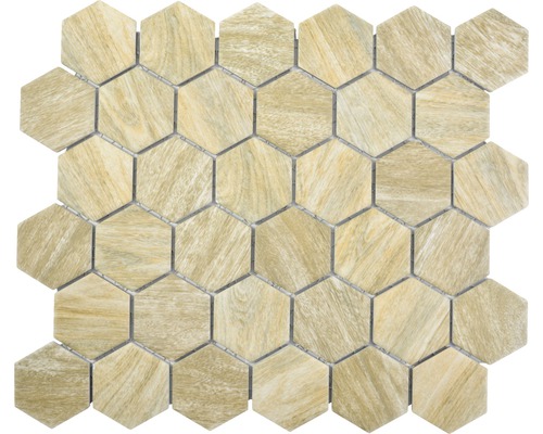 Keramická mozaika HX Curio HB šesťuholník 32,5x28,1 cm béžová-0