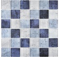 Sklenená mozaika XCM Moon26 29,8x29,8 cm modrá
