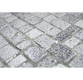 Sklenená mozaika XCM GME 26 31,7x31,1 cm sivá/čierna