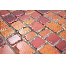 Sklenená mozaika XCM GME 96 31,7x31,1 cm červená-thumb-1