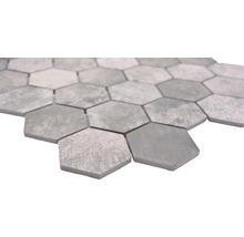 Keramická mozaika HX Curio ZDG šesťuholník 32,5x28,1 cm sivá-thumb-3