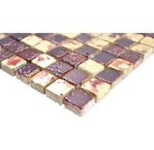 Mozaika z prírodného kameňa XAM 67 30x30 cm zlatá/červená-thumb-2