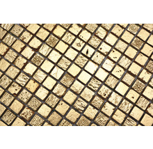 Mozaika z prírodného kameňa XAM 47 30x30 cm zlatá-thumb-3