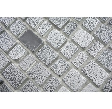 Sklenená mozaika XCM GME 26 31,7x31,1 cm sivá/čierna-thumb-3