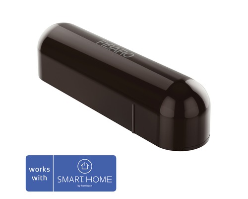Senzor Fibaro Z-Wave dvere/okná tmavo hnedý - kompatibilný so SMART HOME by hornbach