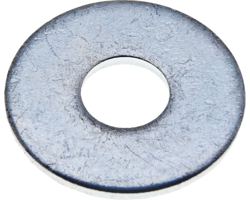 Plochá podložka pod nity Ø 8 mm zinok biely 10 ks