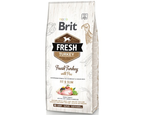 Granule pre psov Brit Fresh Turkey Light 12 kg-0