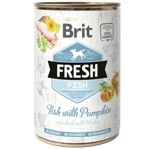 Konzerva pre psov Brit Fresh Fish with Pumpkin 400 g-thumb-0