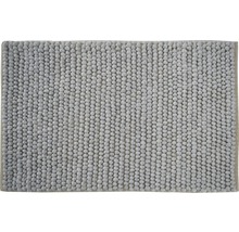 Kusový ručne prešívaný koberec s vlneným vzhľadom svetlosivý 60x90 cm-thumb-1