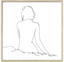 Obraz v ráme Sketch of a Woman 53x53 cm-thumb-0