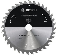 Pílový kotúč Bosch Standard for Wood H Ø 165x20 mm, Z 36-thumb-0