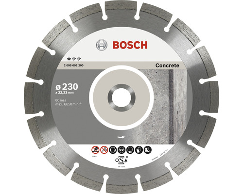 Diamantový rezný kotúč Bosch for Concrete Ø 230x22,23 mm