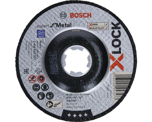 Pílový kotúč Bosch Ø125x22,23x2,5 mm Expert for Metal, X-LOCK