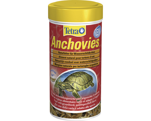 Doplnkové krmivo pre vodné korytnačky Tetra Repto Anchovies 250 ml