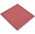 Sklenená mozaika zaoblená smalt červená